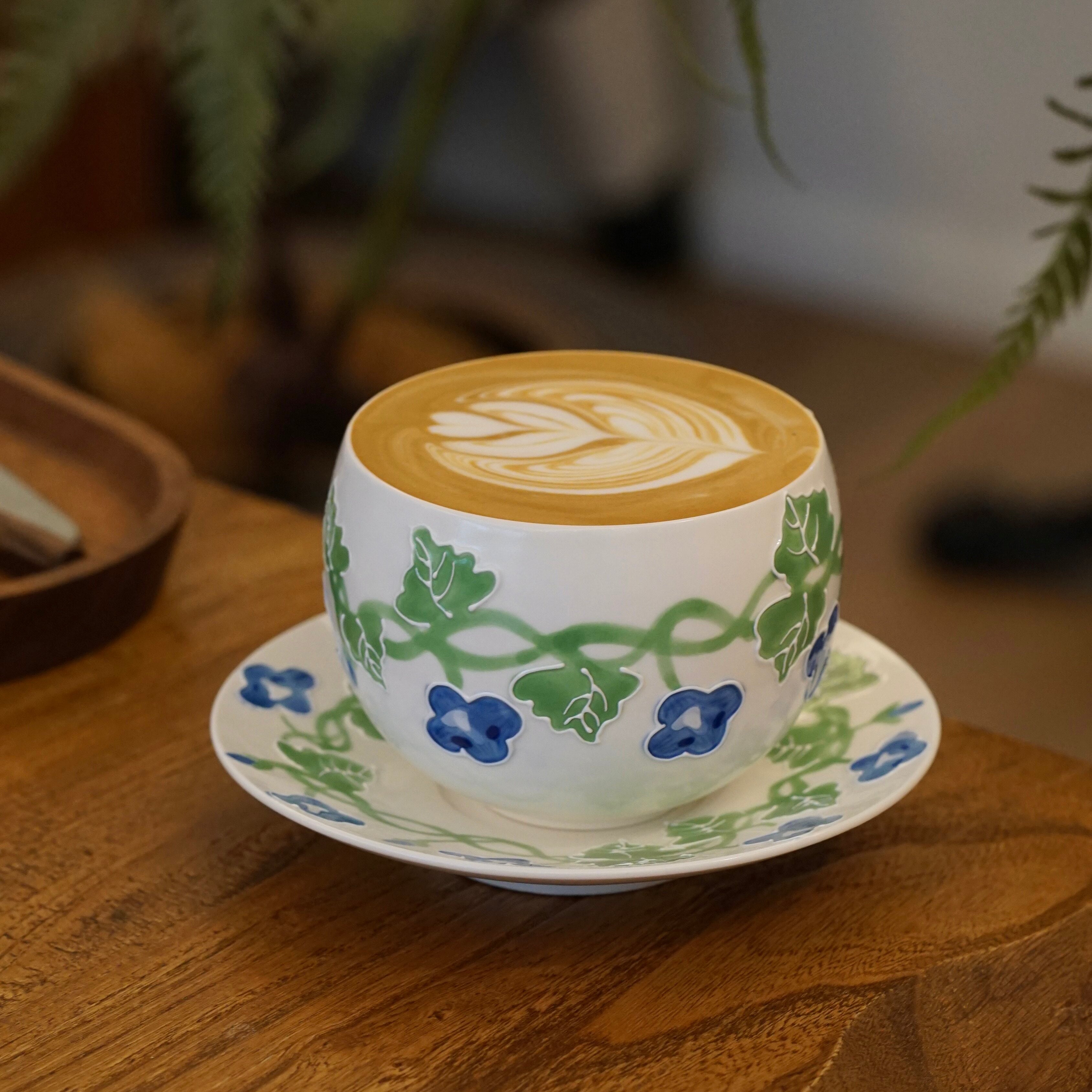 M053 Ivy Bloom Porcelain Mug Set – 8.5oz / 250ml