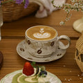M067 Rustic Coffee Bean Mug Set – 8.5oz / 250ml