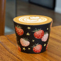 M030 Midnight Strawberry Bloom Mug – 8.5oz / 250ml