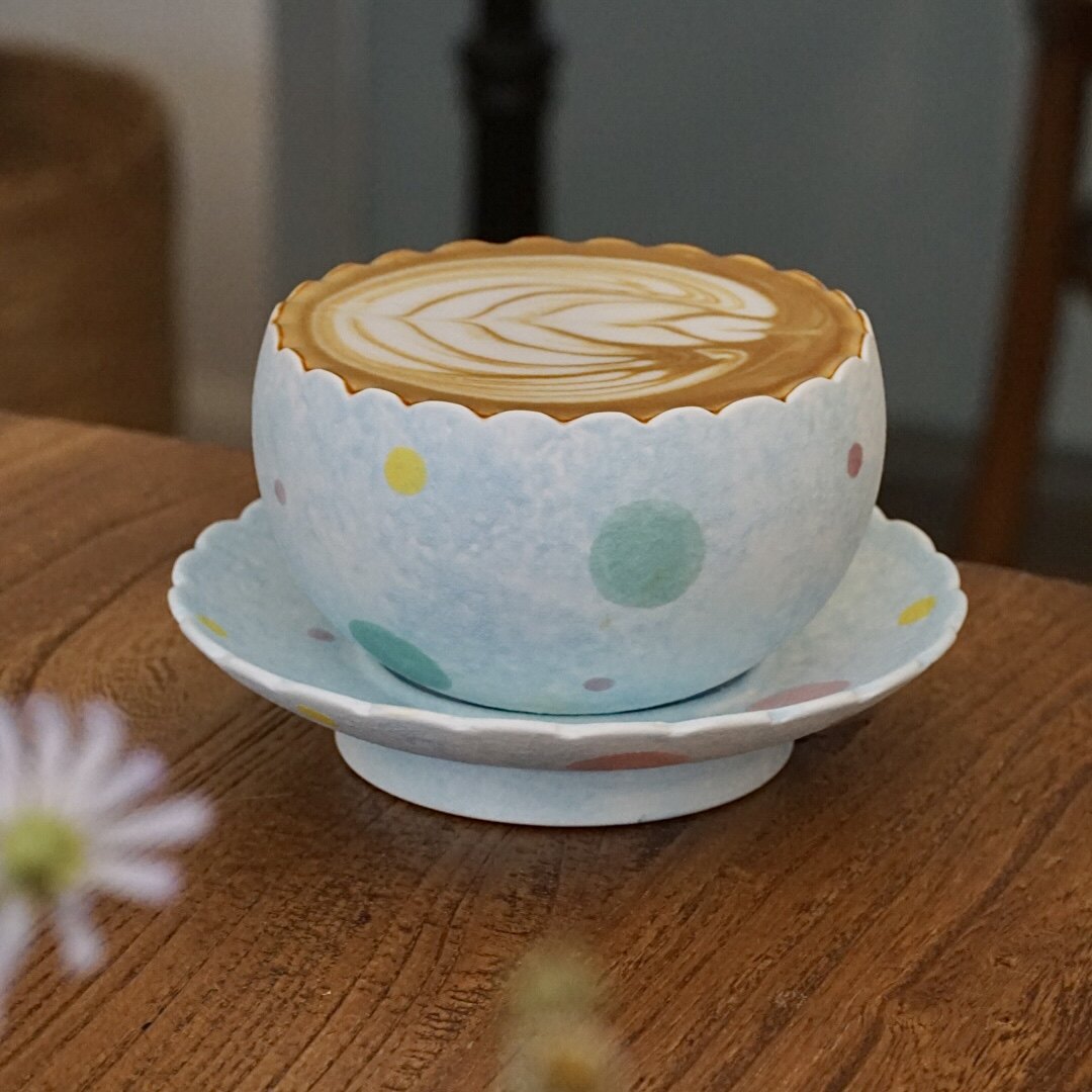 M038 Pastel Confetti Petal Mug Set – 7.8oz / 230ml