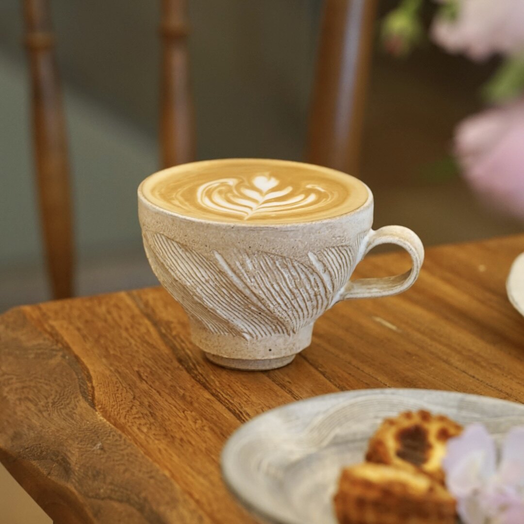 M082 Rustic Wheat Carved Mug Set – 8.8oz / 260ml