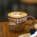 M019 Kiln-Glazed Rustic Sculpted Mug – 7.8oz / 230ml