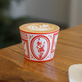 M079 Crimson Cameo Bloom Mug – 8.5oz / 250ml