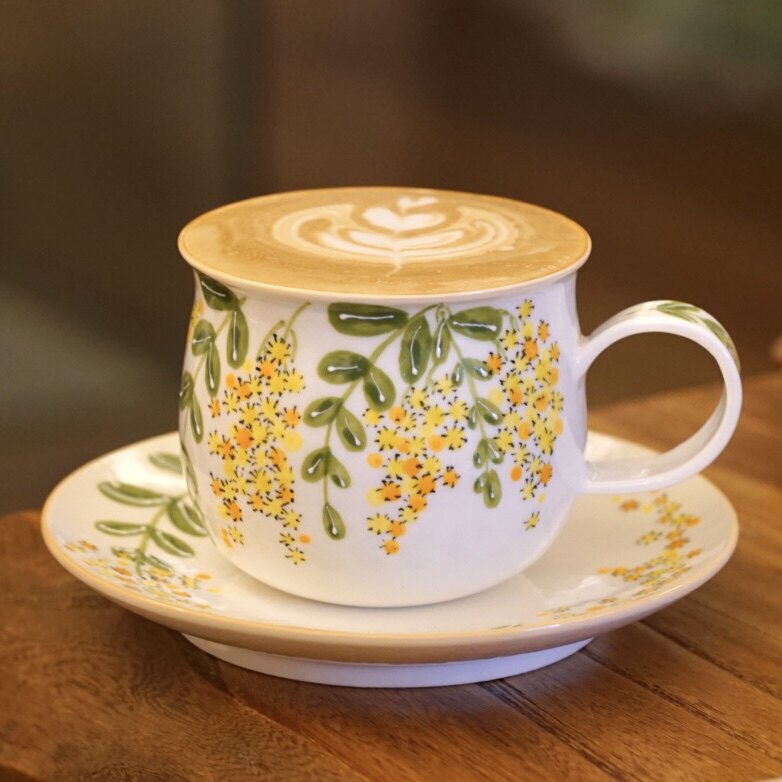 M080 Golden Wisteria Mug Set – 10.1oz / 300ml