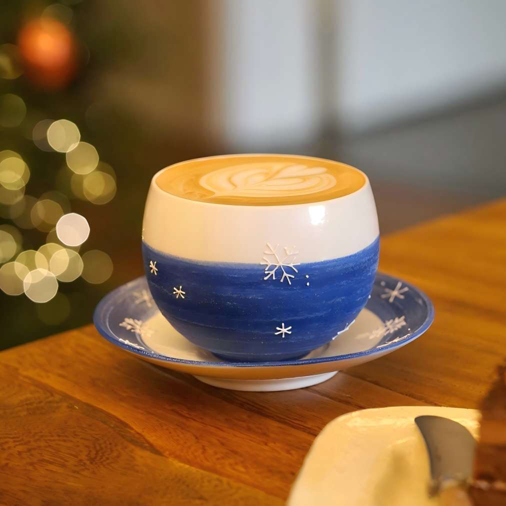 M056 Snowfall Serenity Mug Set – 8.5oz / 250ml